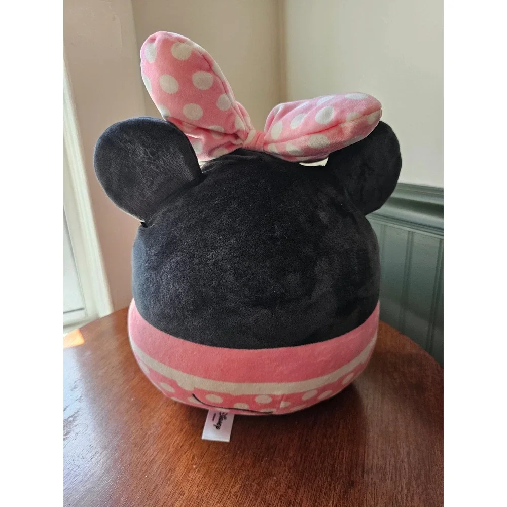 Disney Squishmallows Minnie Mouse Pink Polka Dot Bow Plush 14‎ inch SQK1014